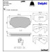 Delphi Bremsbelagsatz, Scheibenbremse LP1015