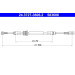 ATE | Seilzug, Feststellbremse | 24.3727-3606.2 ATE | Seilzug, Feststellbremse | 24.3727-3606.2