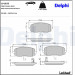 Delphi | Bremsbelagsatz, Scheibenbremse | LP1933 Delphi | Bremsbelagsatz, Scheibenbremse | LP1933