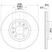 Hella | Bremsscheibe | 8DD 355 116-231