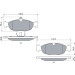 BOSCH | Bremsbelagsatz, Scheibenbremse | 0 986 460 938