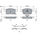 0 986 424 329 Bremsbelagsatz, Scheibenbremse