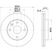 Hella | Bremsscheibe | 8DD 355 111-361 Hella | Bremsscheibe | 8DD 355 111-361
