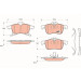 TRW Bremsbelagsatz, Scheibenbremse COTEC GDB1668