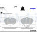 Delphi | Bremsbelagsatz, Scheibenbremse | LP1521 Delphi | Bremsbelagsatz, Scheibenbremse | LP1521