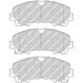 Ferodo | Bremsbelagsatz, Scheibenbremse | FDB4998 Ferodo | Bremsbelagsatz, Scheibenbremse | FDB4998