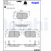 Delphi | Bremsbelagsatz, Scheibenbremse | LP2105 Delphi | Bremsbelagsatz, Scheibenbremse | LP2105