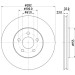 Hella | Bremsscheibe | 8DD 355 120-621