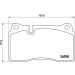 Brembo | Bremsbelagsatz, Scheibenbremse | P 85 110 Brembo | Bremsbelagsatz, Scheibenbremse | P 85 110