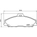 Hella | Bremsbelagsatz, Scheibenbremse | 8DB 355 009-751