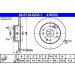 ATE | Bremsscheibe | 24.0110-0233.1 ATE | Bremsscheibe | 24.0110-0233.1