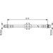 BOSCH | Bremsschlauch | 1 987 481 982 BOSCH | Bremsschlauch | 1 987 481 982