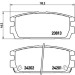 Brembo | Bremsbelagsatz, Scheibenbremse | P 30 021