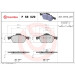 Brembo | Bremsbelagsatz, Scheibenbremse | P 68 029 Brembo | Bremsbelagsatz, Scheibenbremse | P 68 029