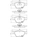 Brembo | Bremsbelagsatz, Scheibenbremse | P 50 075 Brembo | Bremsbelagsatz, Scheibenbremse | P 50 075