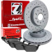 ZIMMERMANN SPORT COAT Z 600.3233.52 Bremsscheibe 280mm + 23131.195.1 Bremsbeläge inkl. Verschleißwarnkontakt
