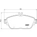 Brembo | Bremsbelagsatz, Scheibenbremse | P 50 093