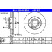 ATE | Bremsscheibe | 24.0120-0123.1 ATE | Bremsscheibe | 24.0120-0123.1