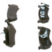 BOSCH | Bremsbelagsatz, Scheibenbremse | 0 986 424 708 BOSCH | Bremsbelagsatz, Scheibenbremse | 0 986 424 708
