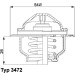 Wahler | Thermostat, Kühlmittel | 3472.87D