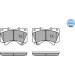 Meyle | Bremsbelagsatz, Scheibenbremse | 025 243 8618/W Meyle | Bremsbelagsatz, Scheibenbremse | 025 243 8618/W