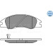 Meyle Bremsbelagsatz, Scheibenbremse MEYLE-ORIGINAL: True to OE 025 242 1817/W