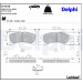 Delphi | Bremsbelagsatz, Scheibenbremse | LP1918 Delphi | Bremsbelagsatz, Scheibenbremse | LP1918