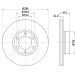 Hella | Bremsscheibe | 8DD 355 106-611