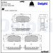 Delphi | Bremsbelagsatz, Scheibenbremse | LP3244 Delphi | Bremsbelagsatz, Scheibenbremse | LP3244