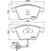 Hella | Bremsbelagsatz, Scheibenbremse | 8DB 355 009-141