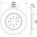 Hella | Bremsscheibe | 8DD 355 122-531