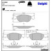Delphi Bremsbelagsatz, Scheibenbremse LP1586