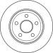 DF4914S Bremsscheibe TRW SINGLE