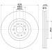 Hella | Bremsscheibe | 8DD 355 109-131