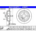 ATE | Bremsscheibe | 24.0110-0271.1 ATE | Bremsscheibe | 24.0110-0271.1