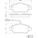 BOSCH Bremsbelagsatz, Scheibenbremse 0 986 494 114