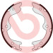 Brembo | Bremsbackensatz, Feststellbremse | S 56 544 Brembo | Bremsbackensatz, Feststellbremse | S 56 544