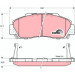 GDB3177 Bremsbelagsatz, Scheibenbremse COTEC