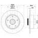 Hella | Bremsscheibe | 8DD 355 123-311 Hella | Bremsscheibe | 8DD 355 123-311