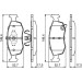 BOSCH | Bremsbelagsatz, Scheibenbremse | 0 986 494 687