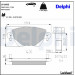 Delphi | Bremsbelagsatz, Scheibenbremse | LP1682 Delphi | Bremsbelagsatz, Scheibenbremse | LP1682