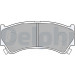 Delphi | Bremsbelagsatz, Scheibenbremse | LP1548 Delphi | Bremsbelagsatz, Scheibenbremse | LP1548
