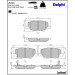 Delphi Bremsbelagsatz, Scheibenbremse LP2501