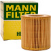 MANN-FILTER HU 816 x Ölfilter mit Dichtung, Filtereinsatz MANN-FILTER HU 816 x Ölfilter mit Dichtung, Filtereinsatz