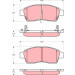TRW | Bremsbelagsatz, Scheibenbremse | GDB3300 TRW | Bremsbelagsatz, Scheibenbremse | GDB3300