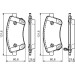 BOSCH Bremsbelagsatz, Scheibenbremse 0 986 494 552
