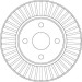 TRW | Bremsscheibe | DF7127