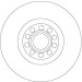 DF4258S Bremsscheibe TRW SINGLE