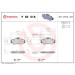 Brembo | Bremsbelagsatz, Scheibenbremse | P 85 018