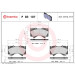 Brembo Bremsbelagsatz, Scheibenbremse PRIME LINE P 83 107